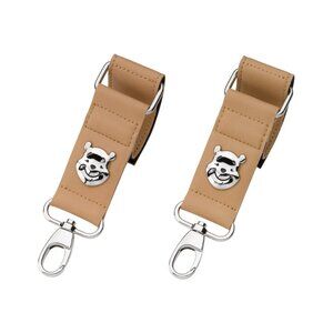 Petunia Pickle Bottom Tan Stroller Clips